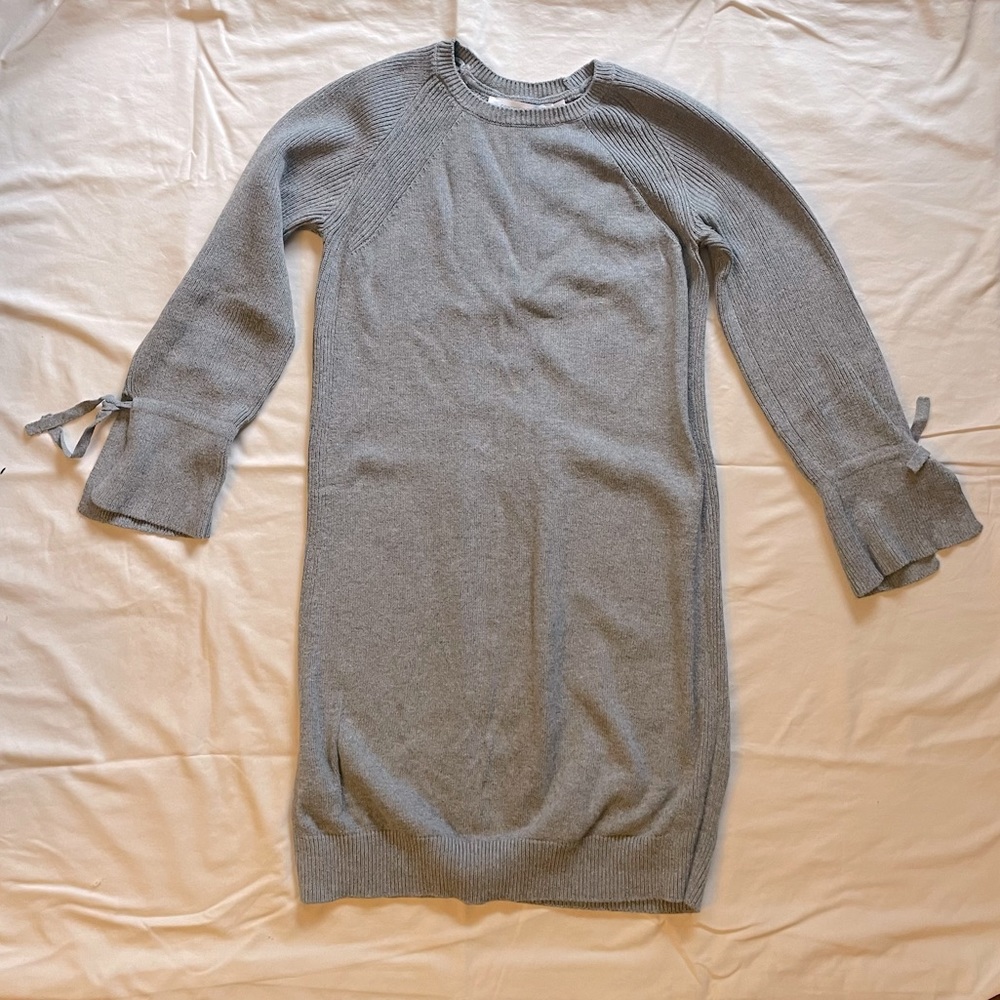 Maison Simons grey sweater dress size small